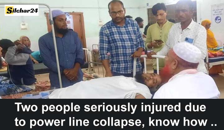 Two people seriously injured due to power line collapse, know how ..