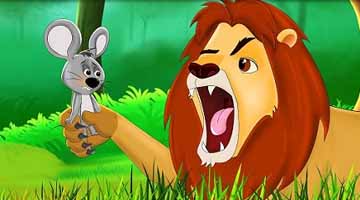 The Lion and The Mouse Moral Story in Hindi